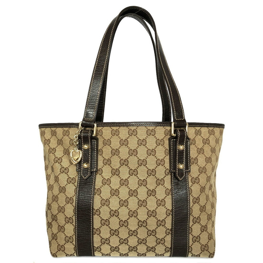 Gucci handbag charm Tote brown beige GG